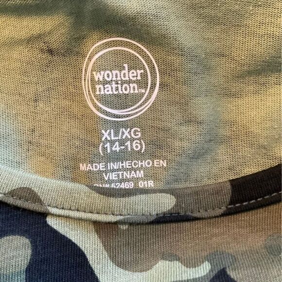 WONDER NATIONS GIRLS SIZE XL (14/16) Camo Play Dress - Picture 8 of 8